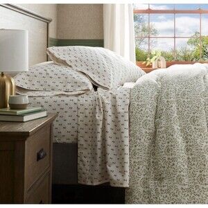 Twin/Twin XL Printed Performance 400 Thread Count Sheet Set Tulip Toss - NEW